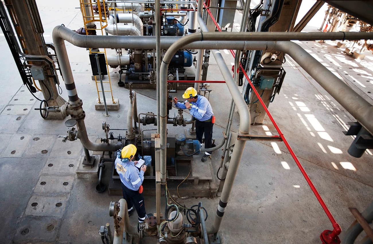 Industrial plant inspection and maintenance